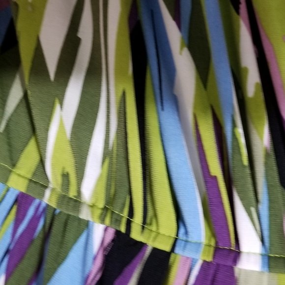 COPY - COPY - Sleveless Colorful Hi-Lo Maxi - Picture 5 of 10